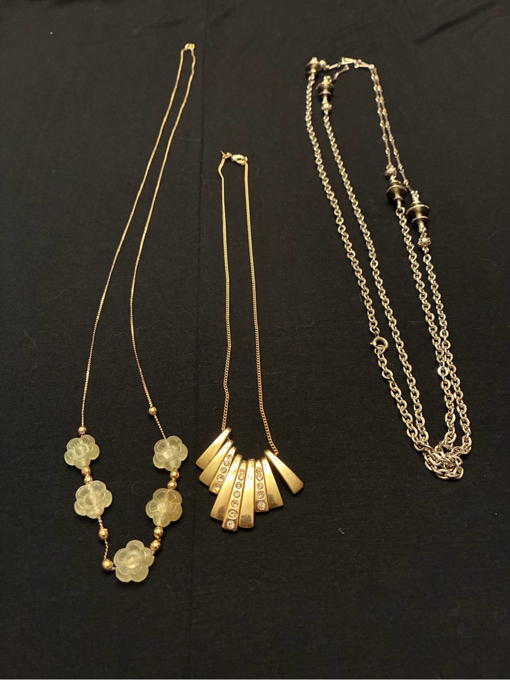 Boho Mixed-Metal Layered Necklace Bundle Set of 3